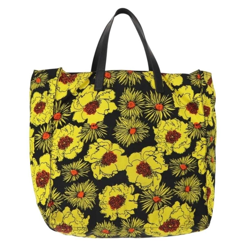 Prada Nylon Tote Bag Yellow